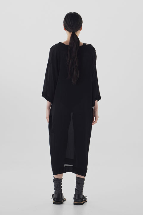 Zambesi Libertine black truffle reversible dress