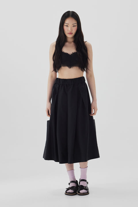 Zambesi Volume Skirt in Black Pepper