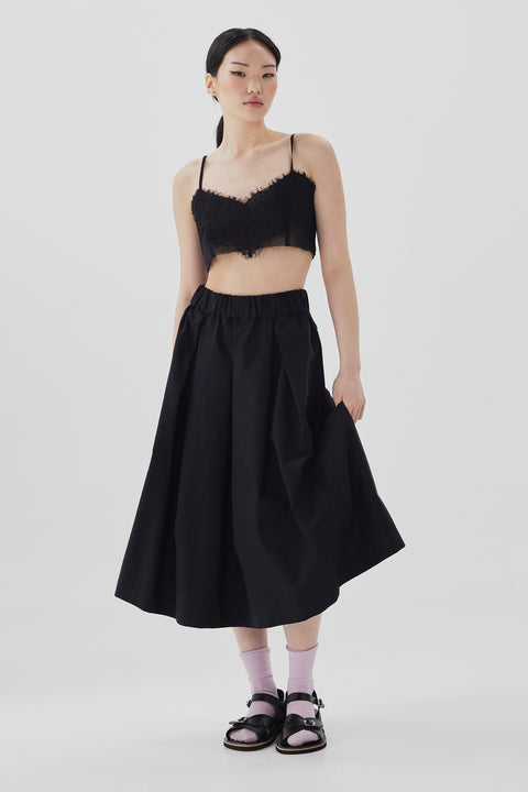 Zambesi Volume Skirt in Black Pepper