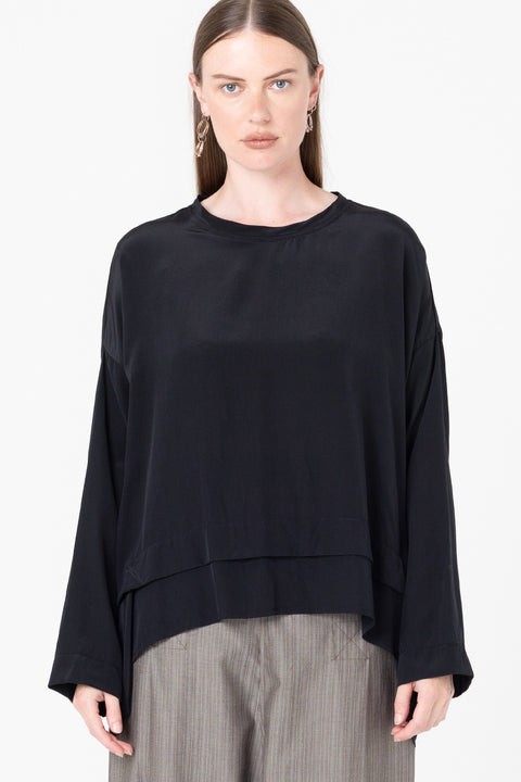 Scratch Sweater | Silk Crepe