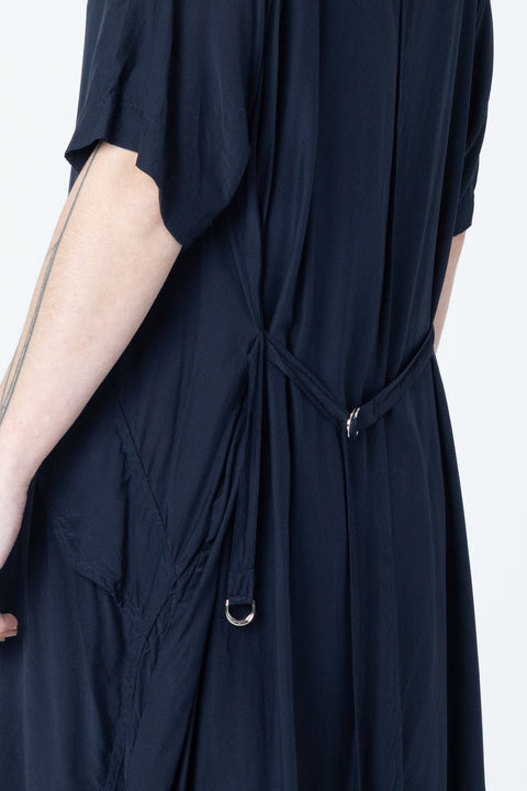Company of Strangers Court Dress Ink Blue