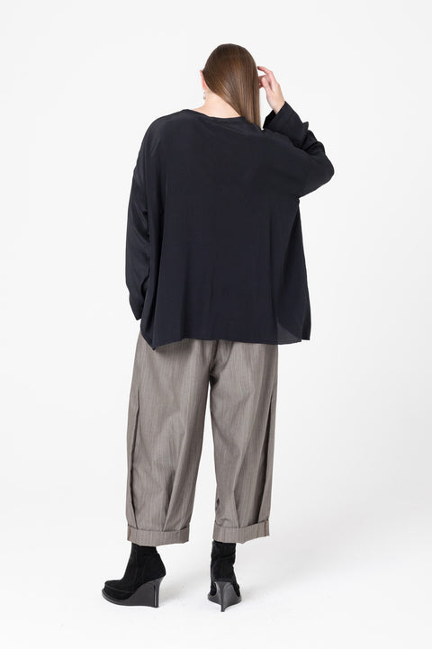 Scratch Sweater | Silk Crepe