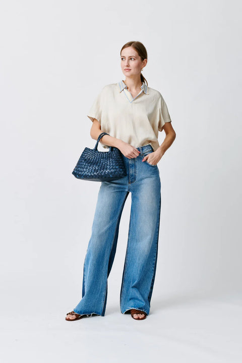 Dragon Diffusion Blue Leather Bag