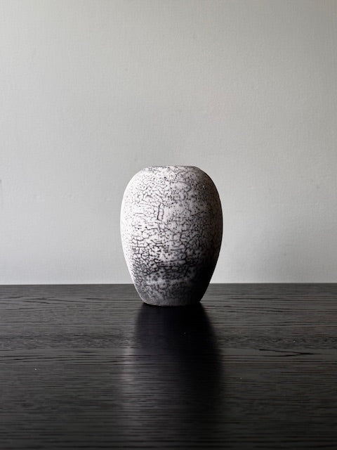 Raku Oval Vase | Small