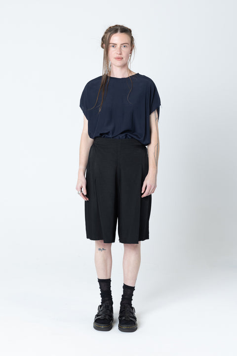 Company of Strangers Finish Shorts Black Viscose