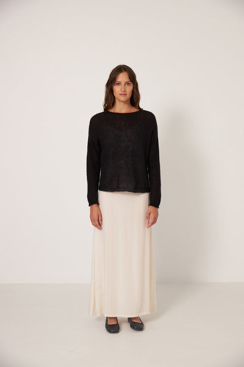 Feather Knit | Black