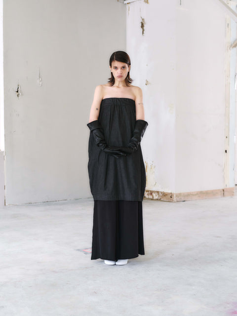 Otsu Hiyori Skirt Black Chambray