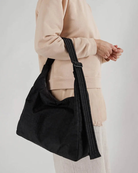 Baggu Black Nylon Shoulder Bag