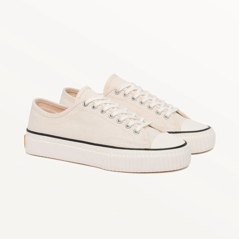 Straat Canvas Sneakers Cream