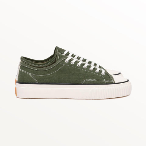 Collective Canvas Hemp Sneakers Olive Green
