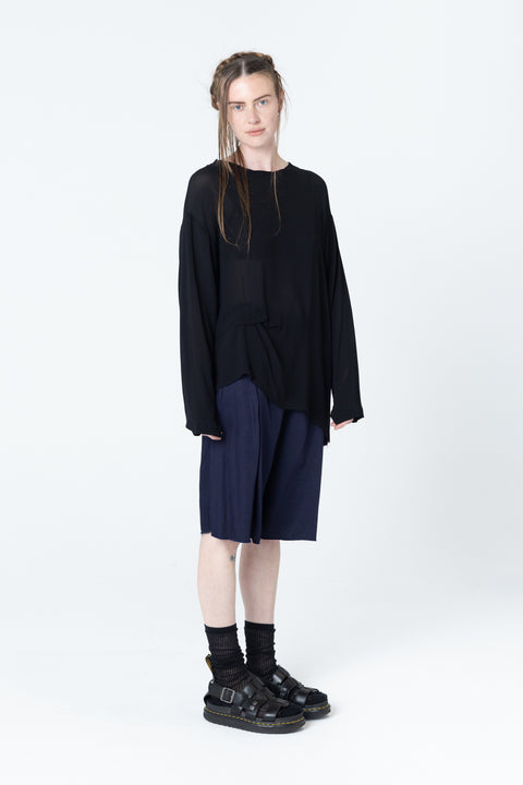 Tuck Sweater | Black