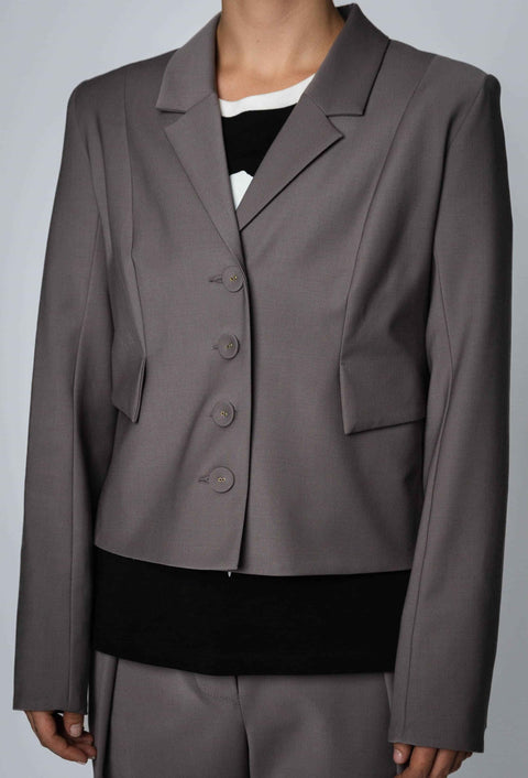 Paul Chaplin Getty Jacket in Grey Taupe