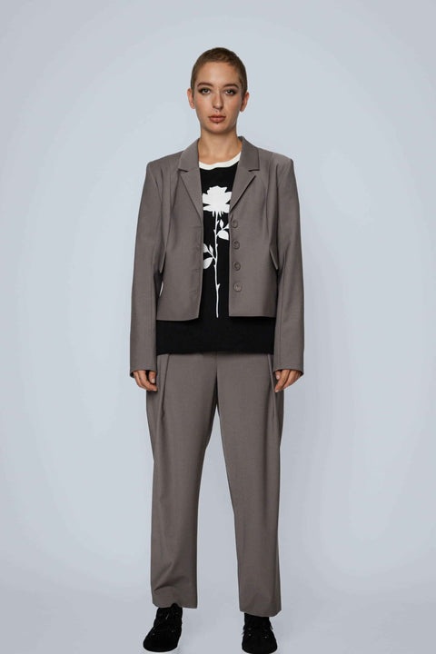 Paul Chaplin Getty Jacket in Grey Taupe