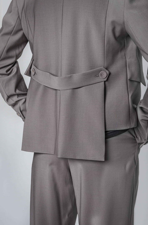 Paul Chaplin Getty Jacket in Grey Taupe