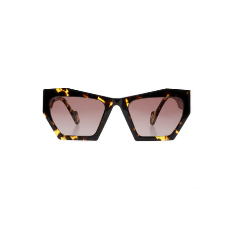 Age Eyewear Magenta Tortoise Shell Cat Eye Sunglasses