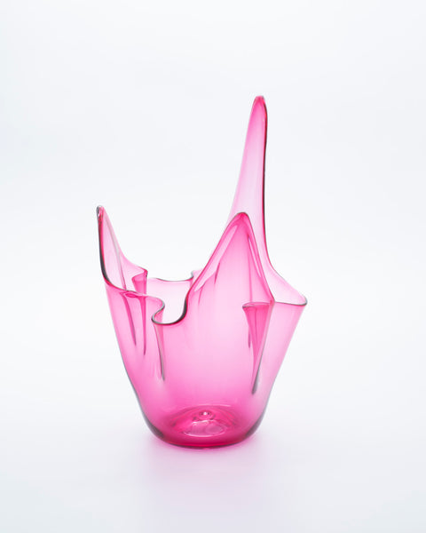 Pink fazzoletto bowl