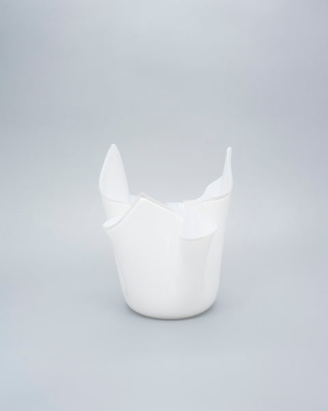 white fazzoletto bowl