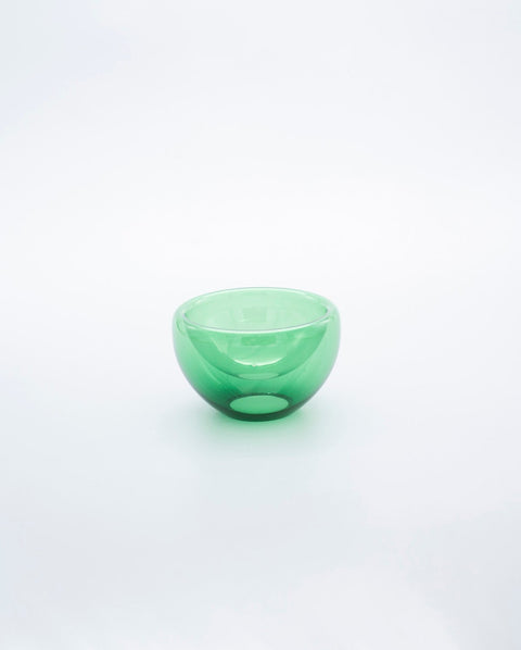 Matthew Hall Mid Century Glass Bowl Green