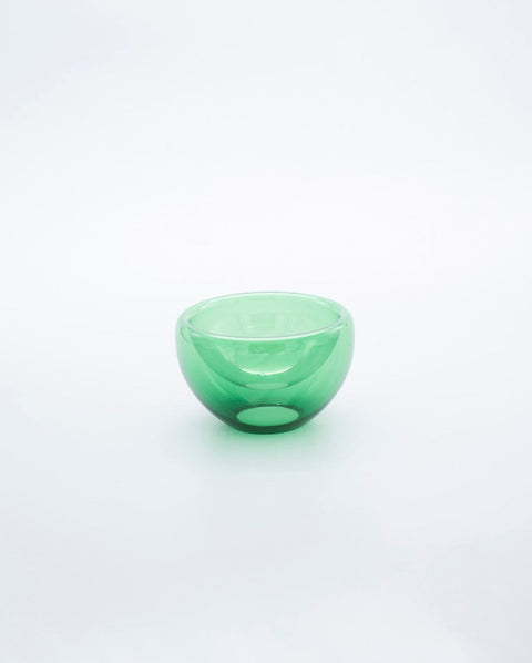 Matthew Hall Mid Century Glass Bowl Green