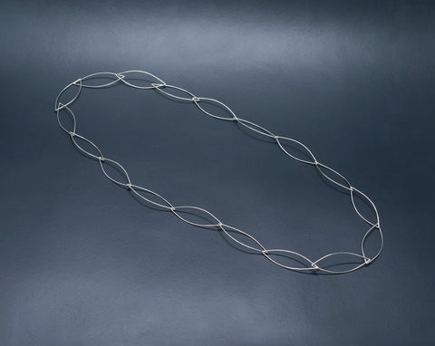 Sandra Schmid Summer Leaves Sterling Silver Necklace