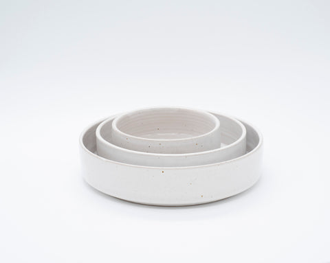 Medium Stacking Bowl | White