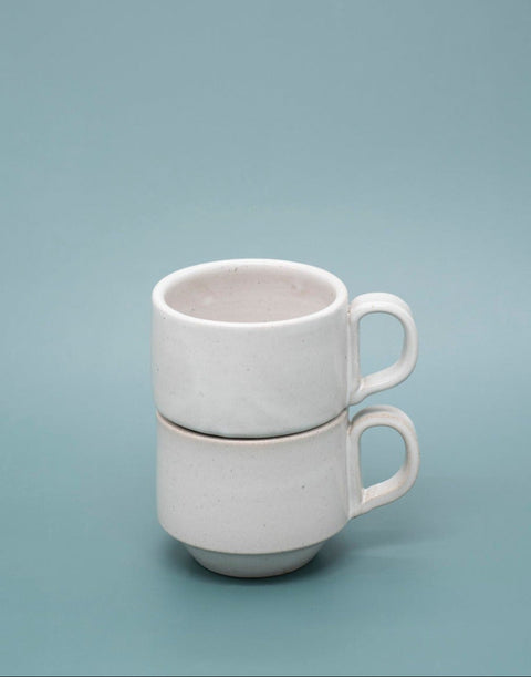 Richard beachamp white stacking mug