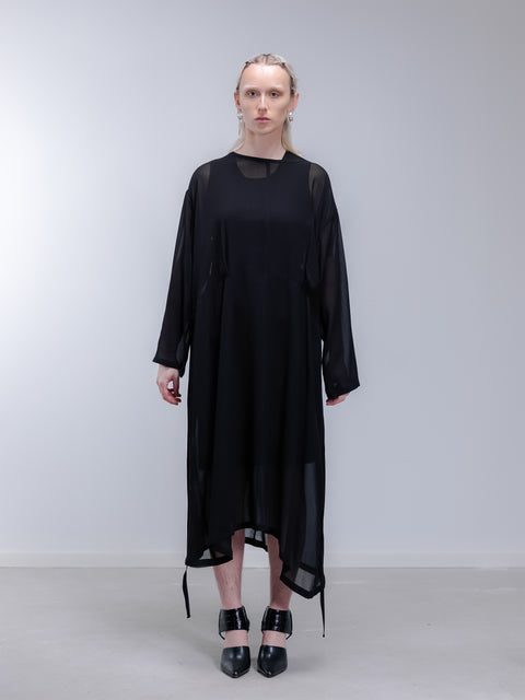 Jpalm Tilda Dress black long sleeve