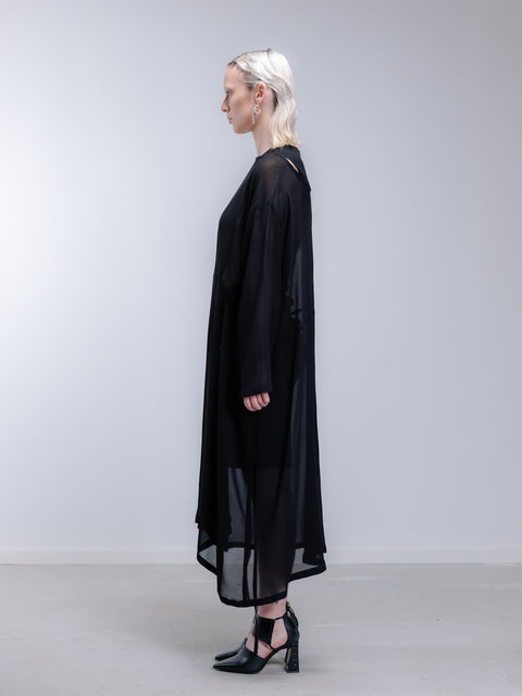 Jpalm Tilda Dress black long sleeve