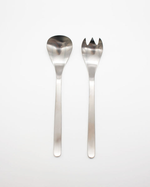 Sori Yanagi Medium Serving Spoon and Fork Set