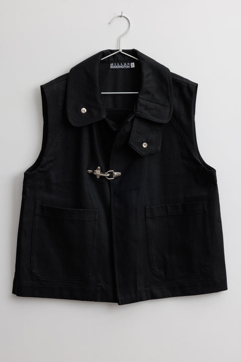 Millar Boddington Denim Vest with Hardware