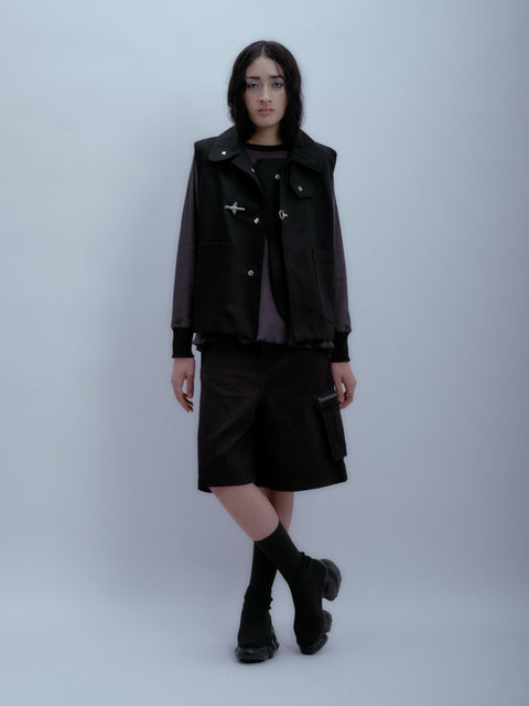 Millar Boddington Denim Vest with Hardware