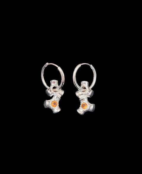 Double Knuckle Sleeper | Hessonite Garnet