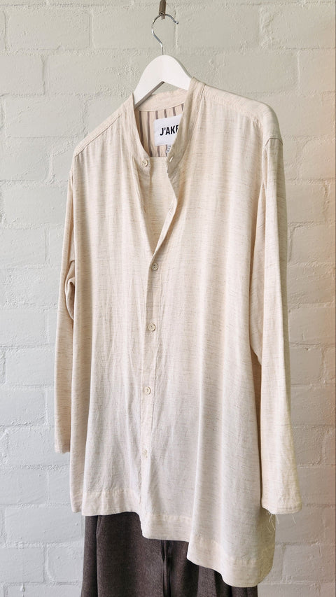Jake Studios shirt linen viscose blend