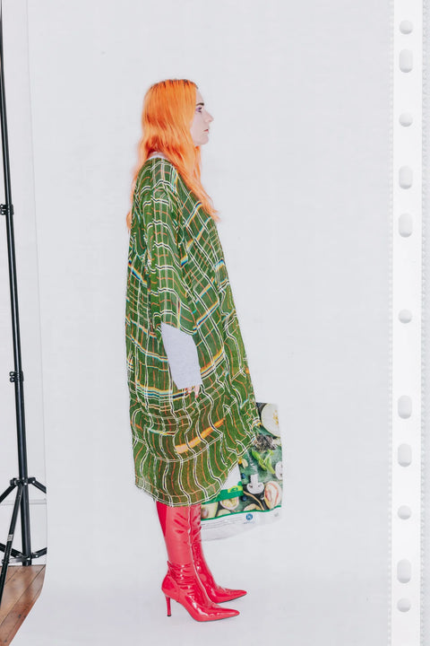 Jimmy D Fire Cloud Warped Plaid