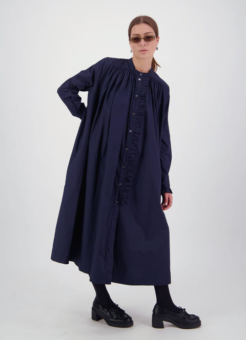 Daylight Moon Navy Blue Into The Cosmos Navy Maxi Dress