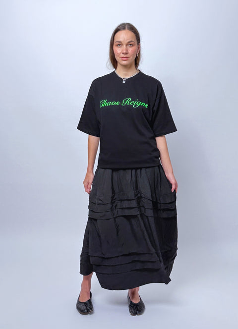 daylightmoon Remain in light circle skirt black 