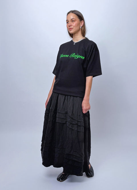 daylightmoon Remain in light circle skirt black 