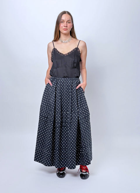 Remain in light skirt polka dot