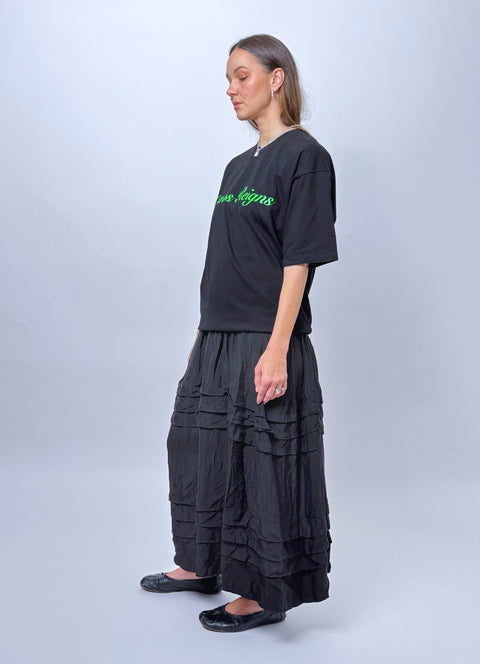 daylightmoon Remain in light circle skirt black 