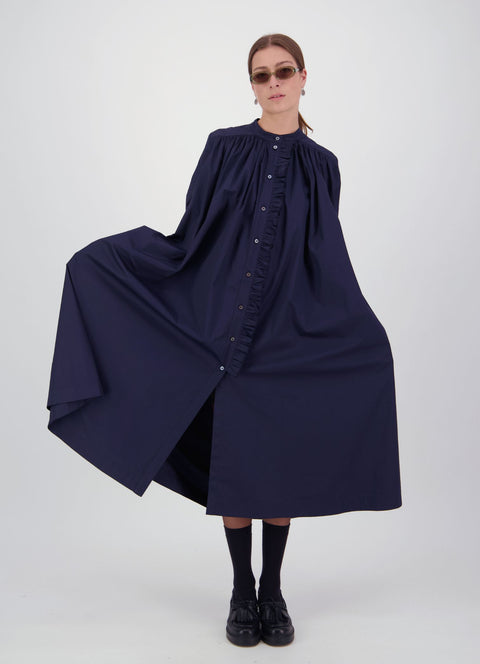 Daylight Moon Navy Blue Into The Cosmos Navy Maxi Dress