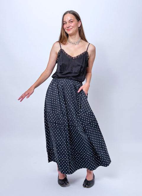 Remain in light skirt polka dot
