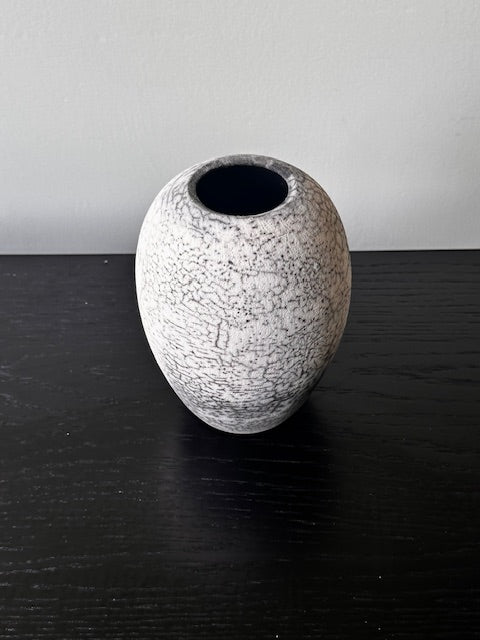 Raku Oval Vase | Small
