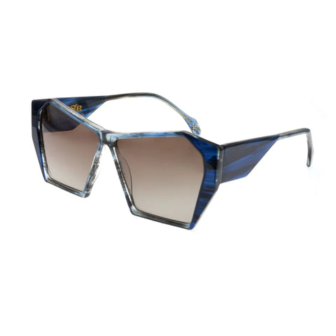 Damage Blue Grey Sunglasses