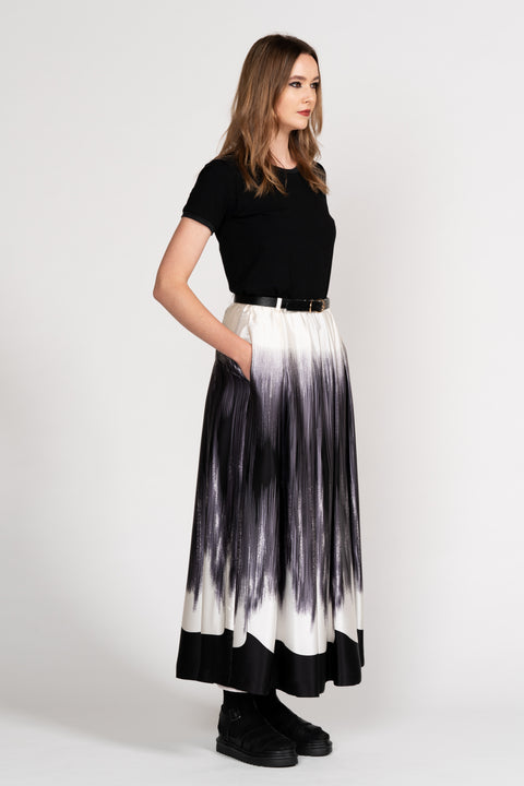 Chaplin Design - Tallulah Printed Silk Maxi Skirt 