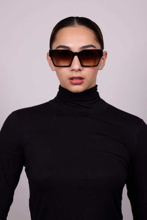 Age Eyewear Brown Tortoise Frames with Brown gradient lenses