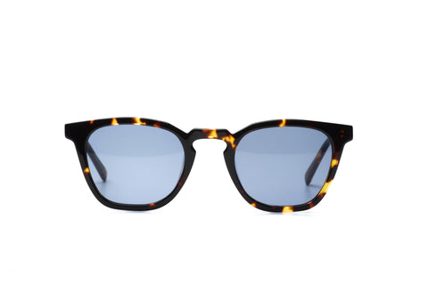 Age eyewear tortoise shell frames with blue tint lens