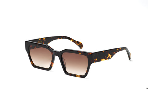 Age Eyewear Brown Tortoise Frames with Brown gradient lenses