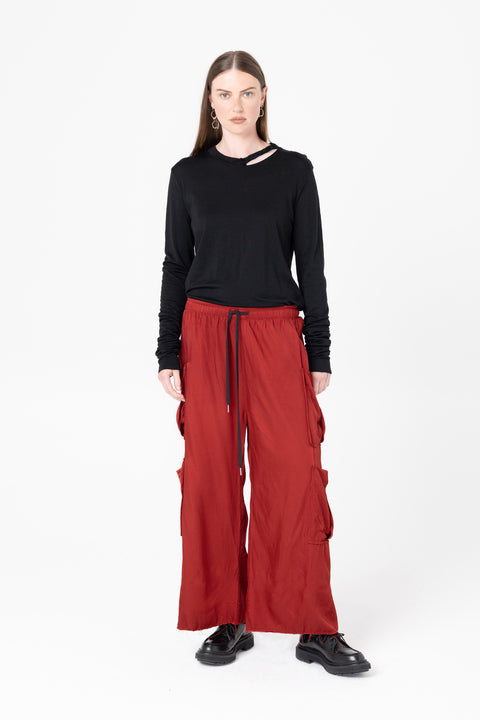 Company of strangers boredroom red trousers