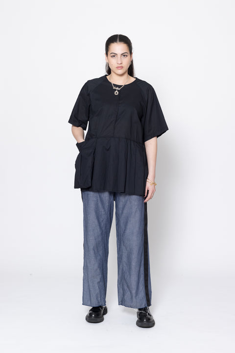 Company of strangers Panic Tee Black Cotton