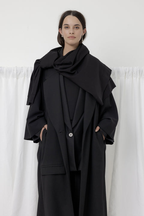 James Brown Over Coat and Soft Blazer